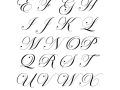 cursive letters letters Free printable royal fancy cursive capital letters set