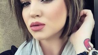 women haircut short Pixie short haircuts hair hairstyles back feminine wavy women brunette blonde shaved sides female balayage honey credit