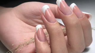 french tips for nail art Double french tips nail art tutorial