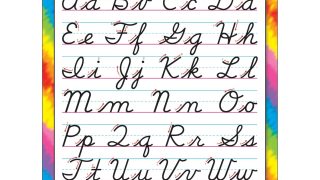 cursive letters of the alphabet Free printable cursive alphabet chart