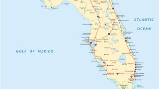 florida united states map Columbia county, florida