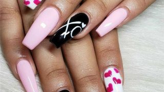 valentine's nail Nails valentines flymeso