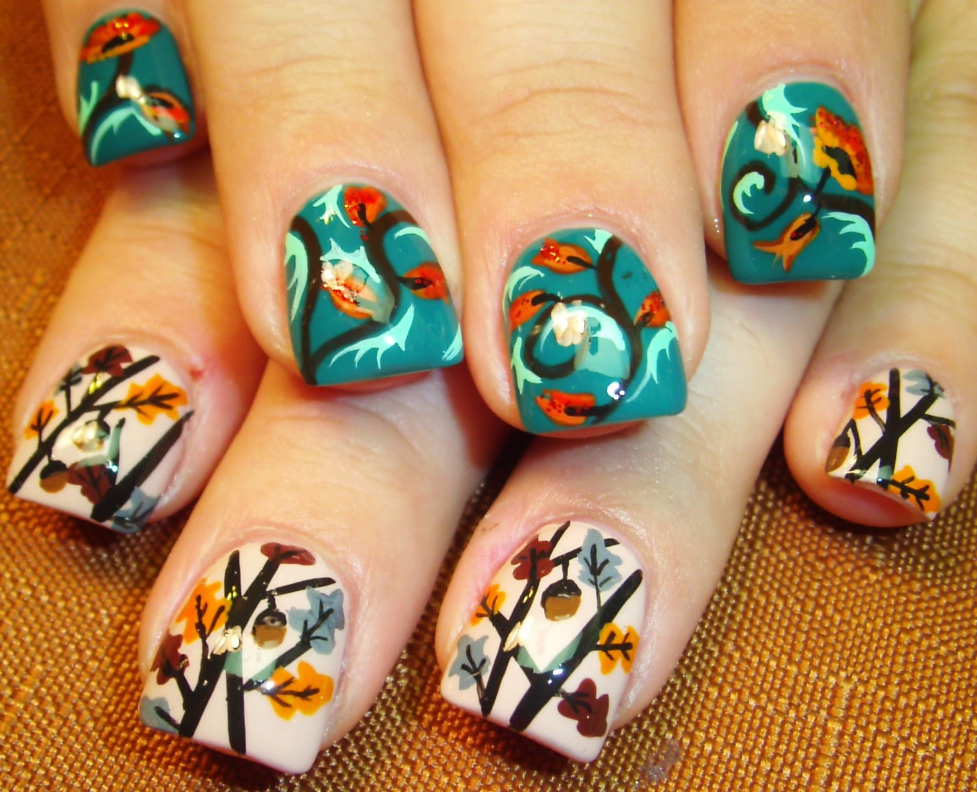 Robin Moses Nail Art: "fall leaves" "fall nails" "fall nail trends