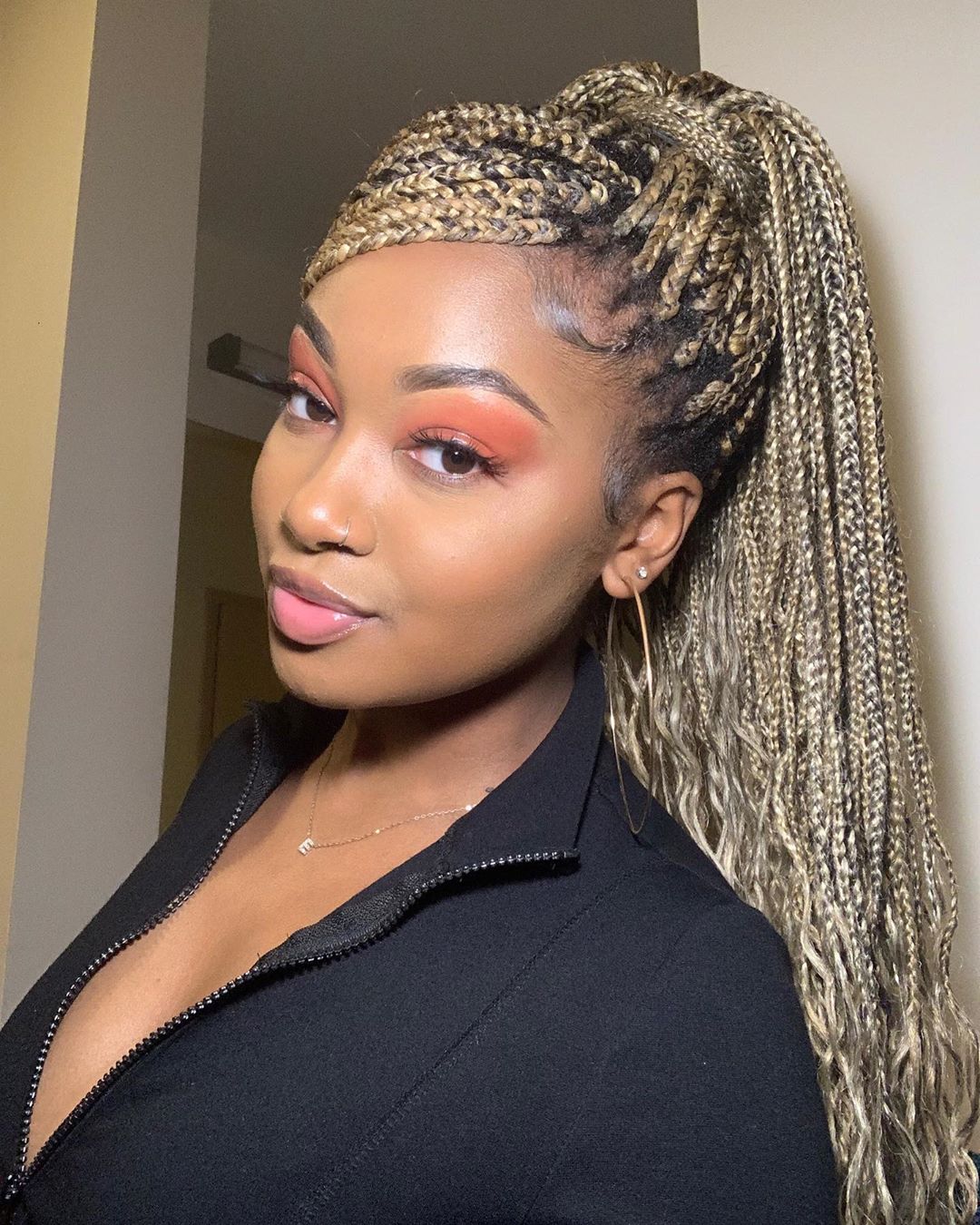 40 Medium Box Braids Style Ideas Trending Now | ThriveNaija