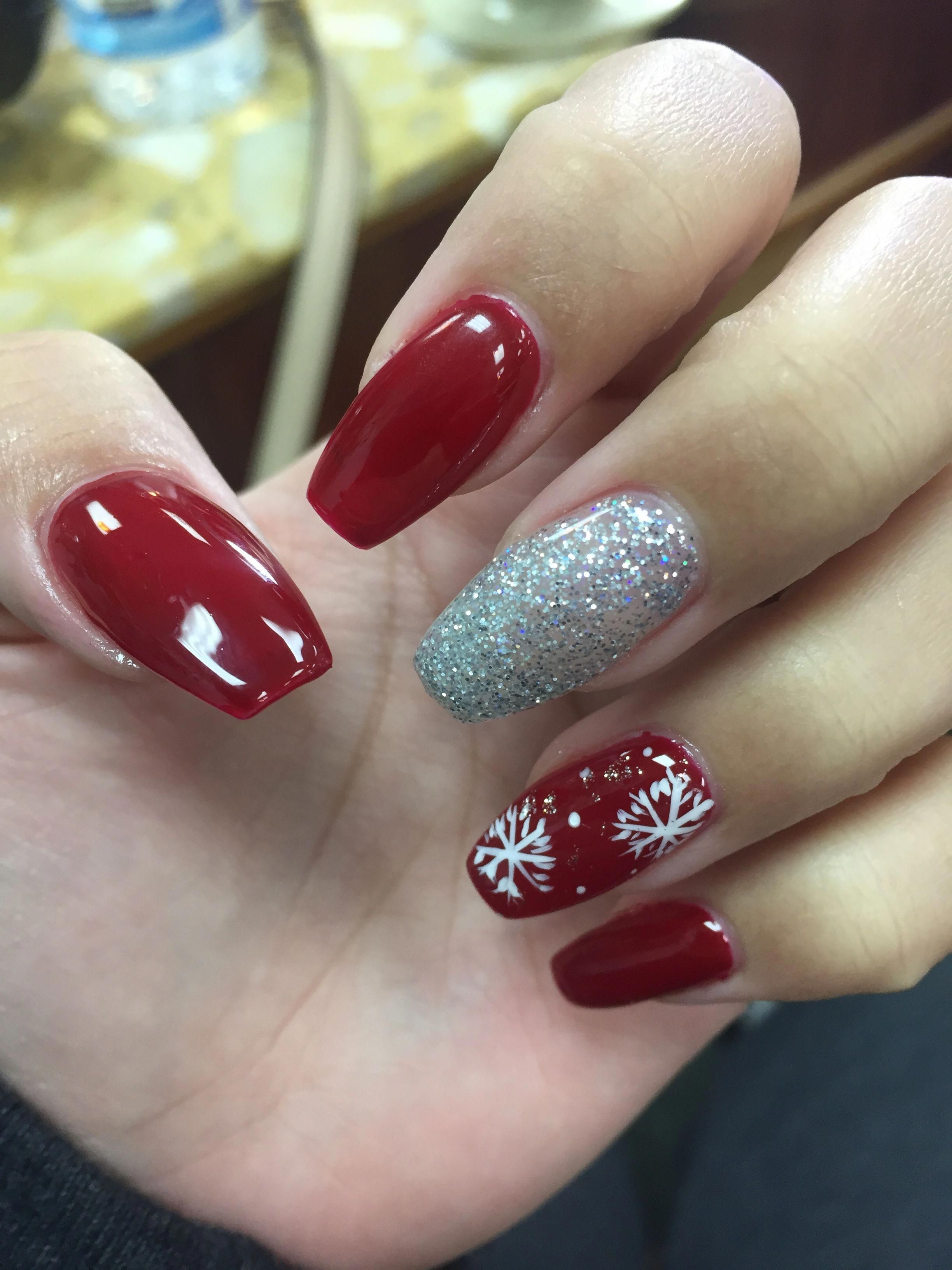 Christmas Nails #christmasnails en 2019 | Uñas de gel, Uñas cortas y
