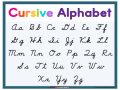 alphabet letter cursive Cursive writing