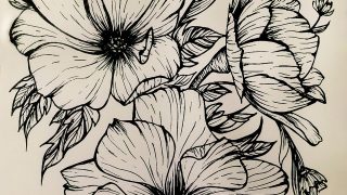 drawings with flowers Flower drawing rose draw flowers drawings pencil roses beautiful designs tattoo easy sketch realistic daily tattoos sketches step floral color