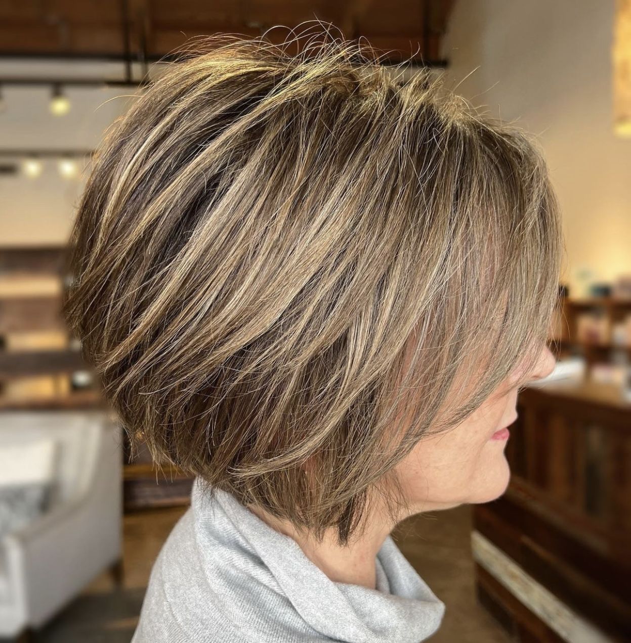 These Short Haircuts for Older Women Flatter at Any Age | Hair color