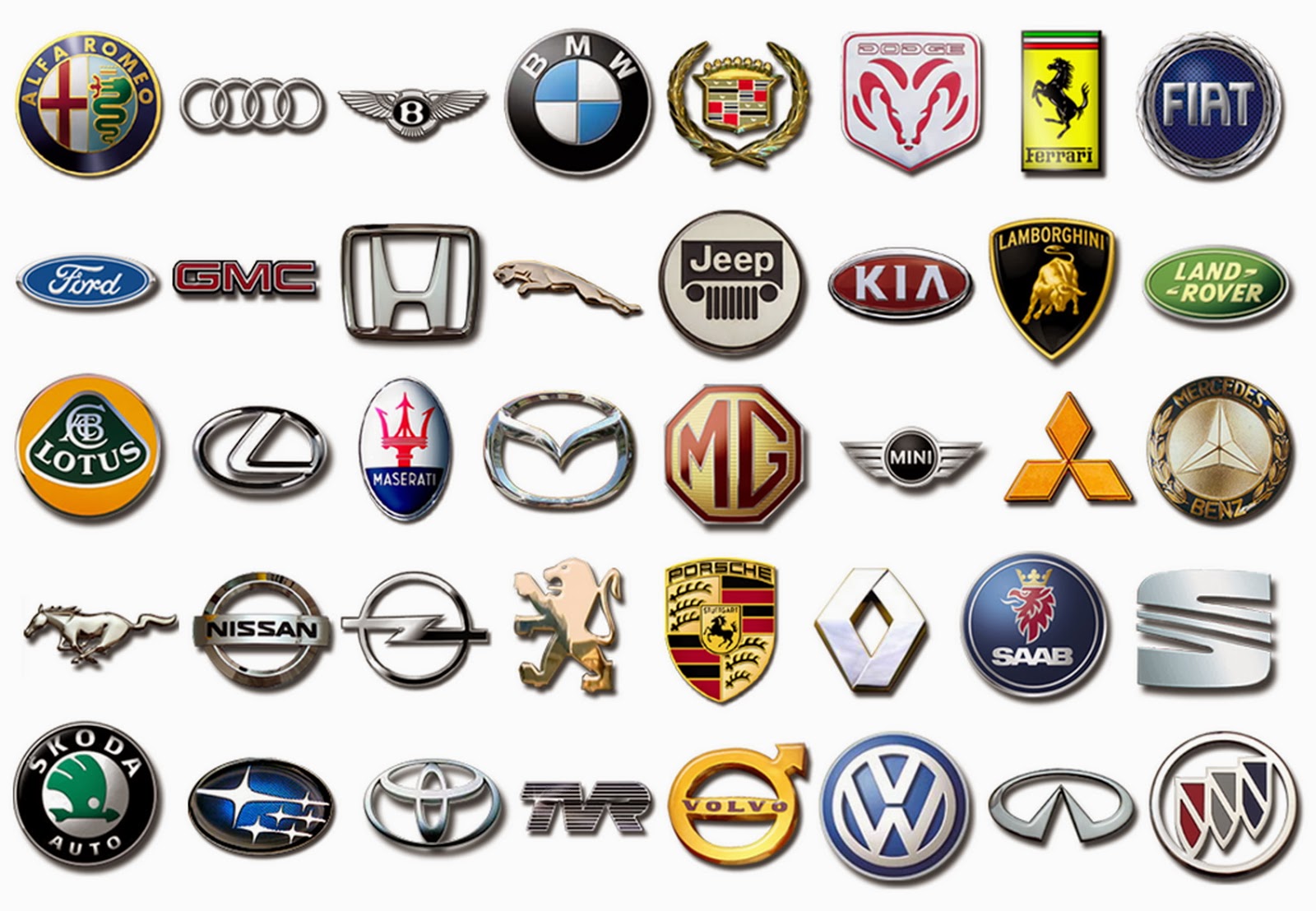 Car Logos With Names Cars Show Logos
