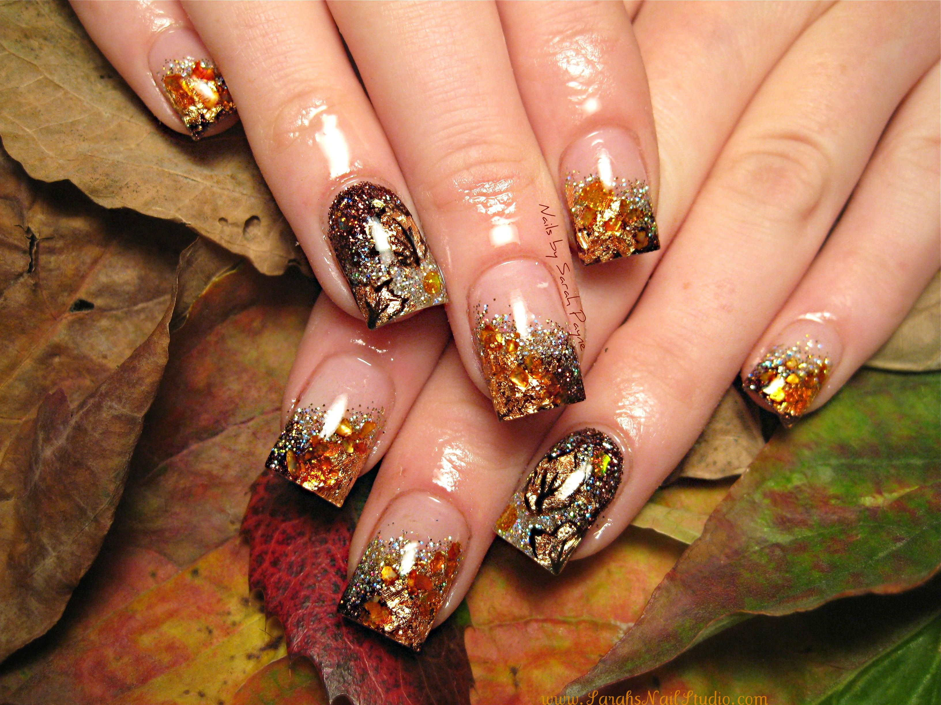 fall nails | Luxury nails, Fall nail art designs, Fall nail art