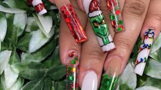 christmas design nails 6 christmas nail art designs