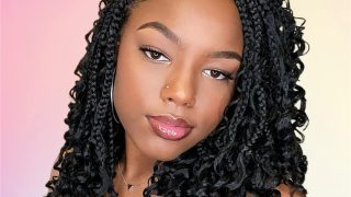 braids and box braids Beautiful jumbo knotless braids ideas & inspiration for black women in
