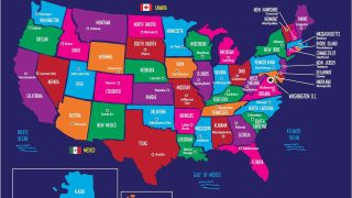 america map usa Definovat vyřazeno vězení all 50 states of america map kotel briga delegace