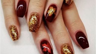 fall nail art design Fall nail art designs, halloween nail designs, gel nail designs