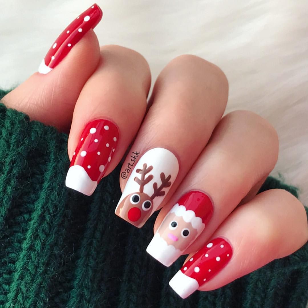 6 Christmas Nail Art Designs