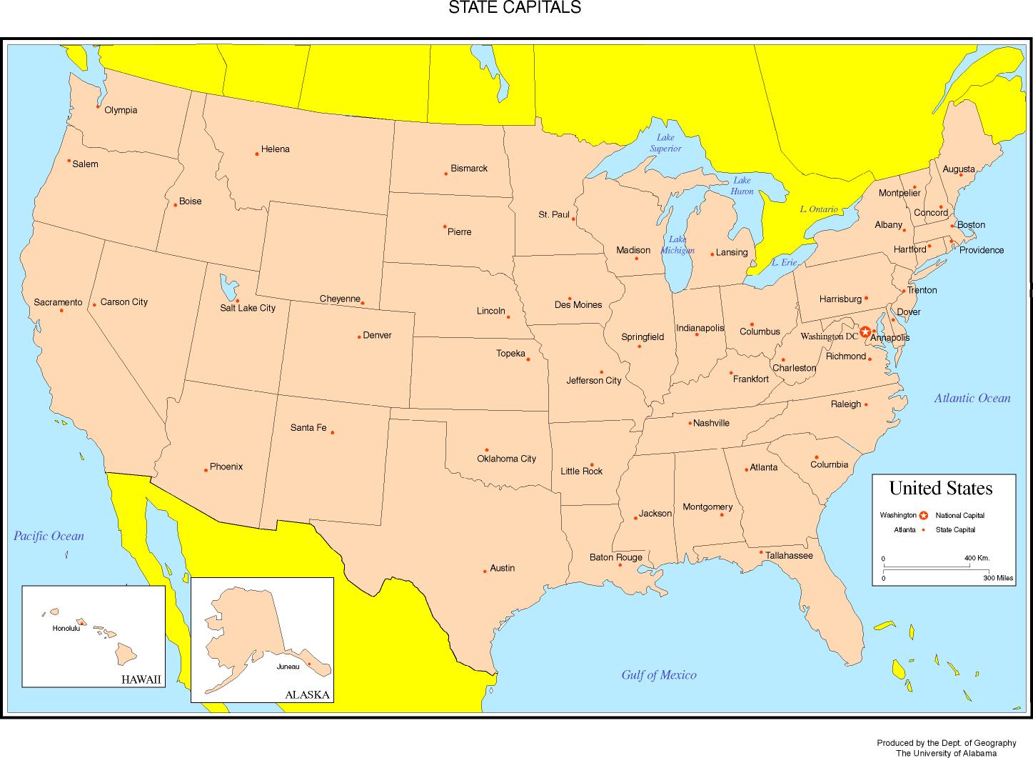 United States Map Full View