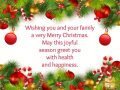 wishing of merry christmas Julius horton info: happy christmas wishes